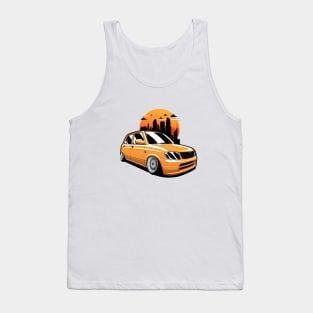 Yellow Mira City Skyline Tank Top